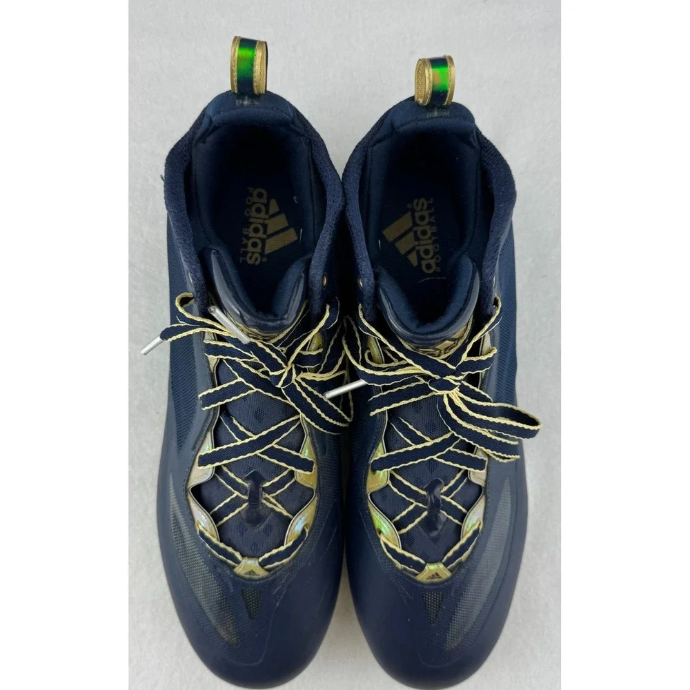 adidas RG3 RGIII Football Cleats Mens 12 C76199 Navy‎ Gold Rare